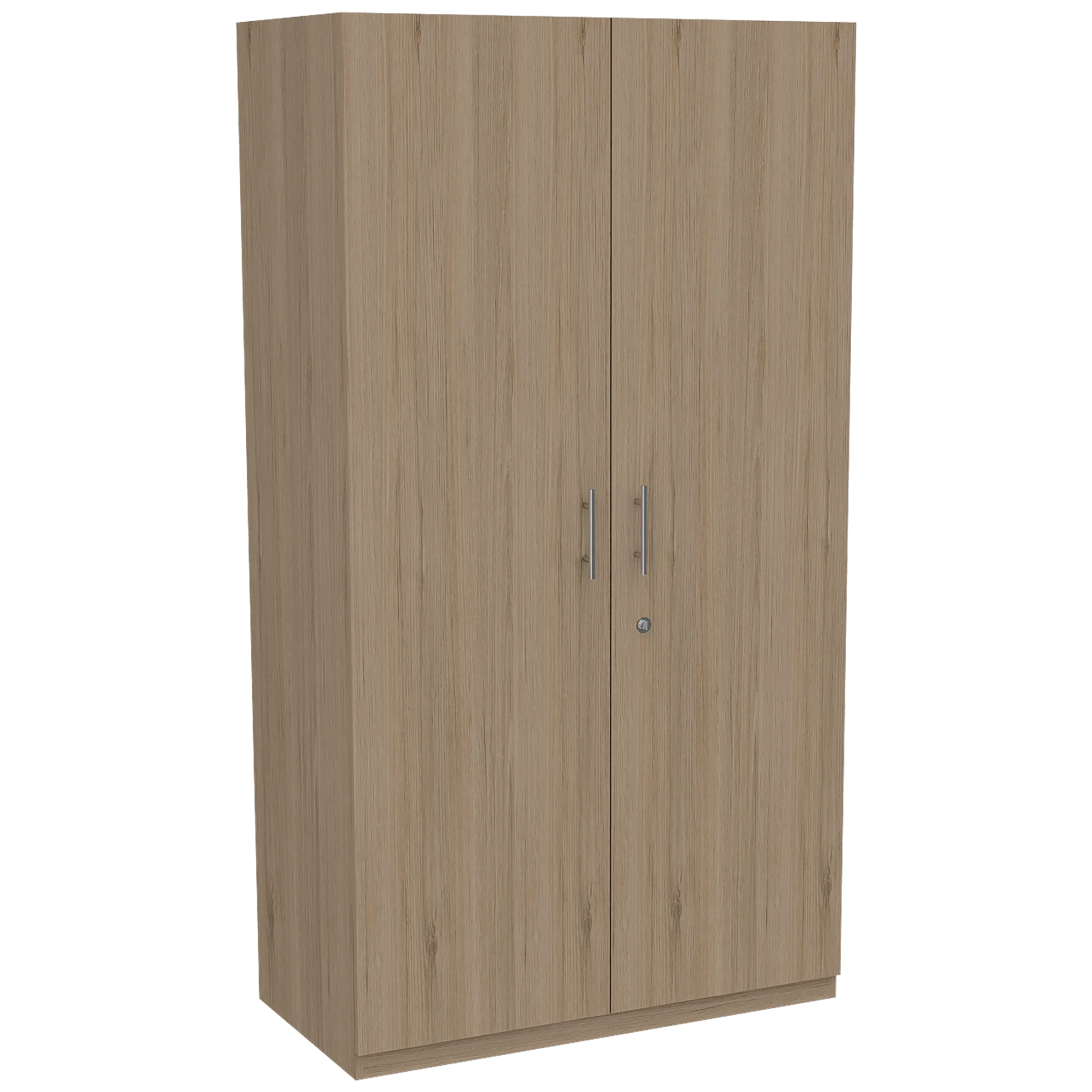 CLOSET TRADE, BEIGE Y BLANCO CON AMPLIO ESPACIO PARA ALMACENAMIENTO Y DOS TUBOS PARA COLGAR ROPA - Image 2