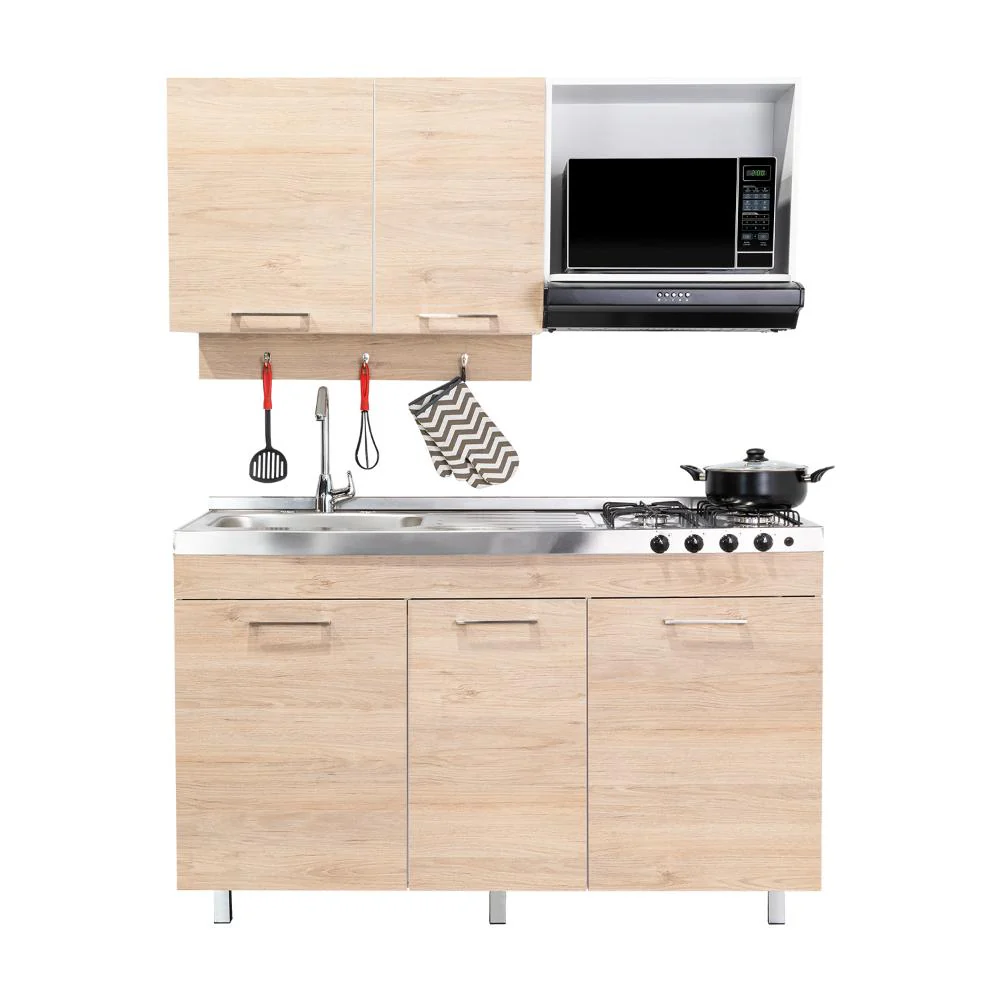 COCINA INTEGRAL DENEB, BEIGE Y BLANCO NO INCLUYE MESÓN - Image 3