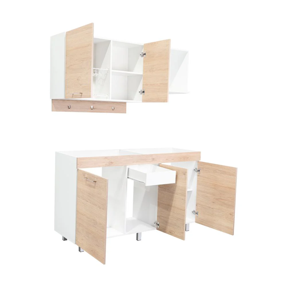 COCINA INTEGRAL DENEB, BEIGE Y BLANCO NO INCLUYE MESÓN - Image 7