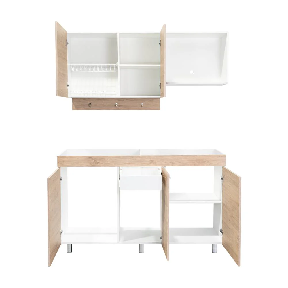 COCINA INTEGRAL DENEB, BEIGE Y BLANCO NO INCLUYE MESÓN - Image 9