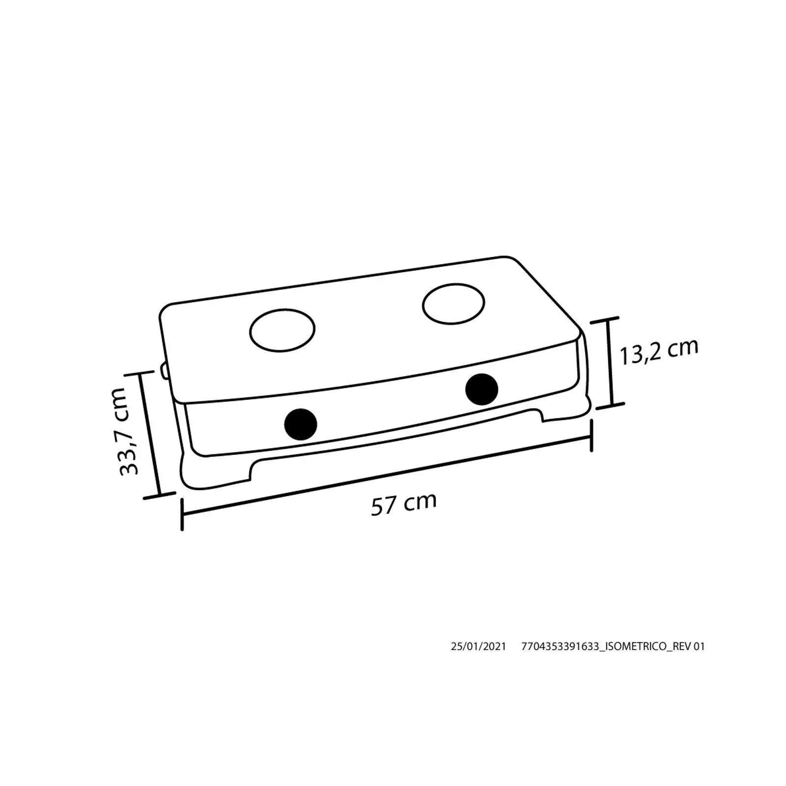 Cocineta Pimienta 2 Puestos Gas Natural - Image 5