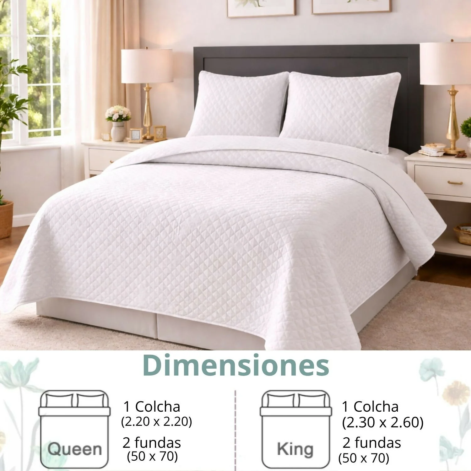 Colcha king doble faz - Image 13