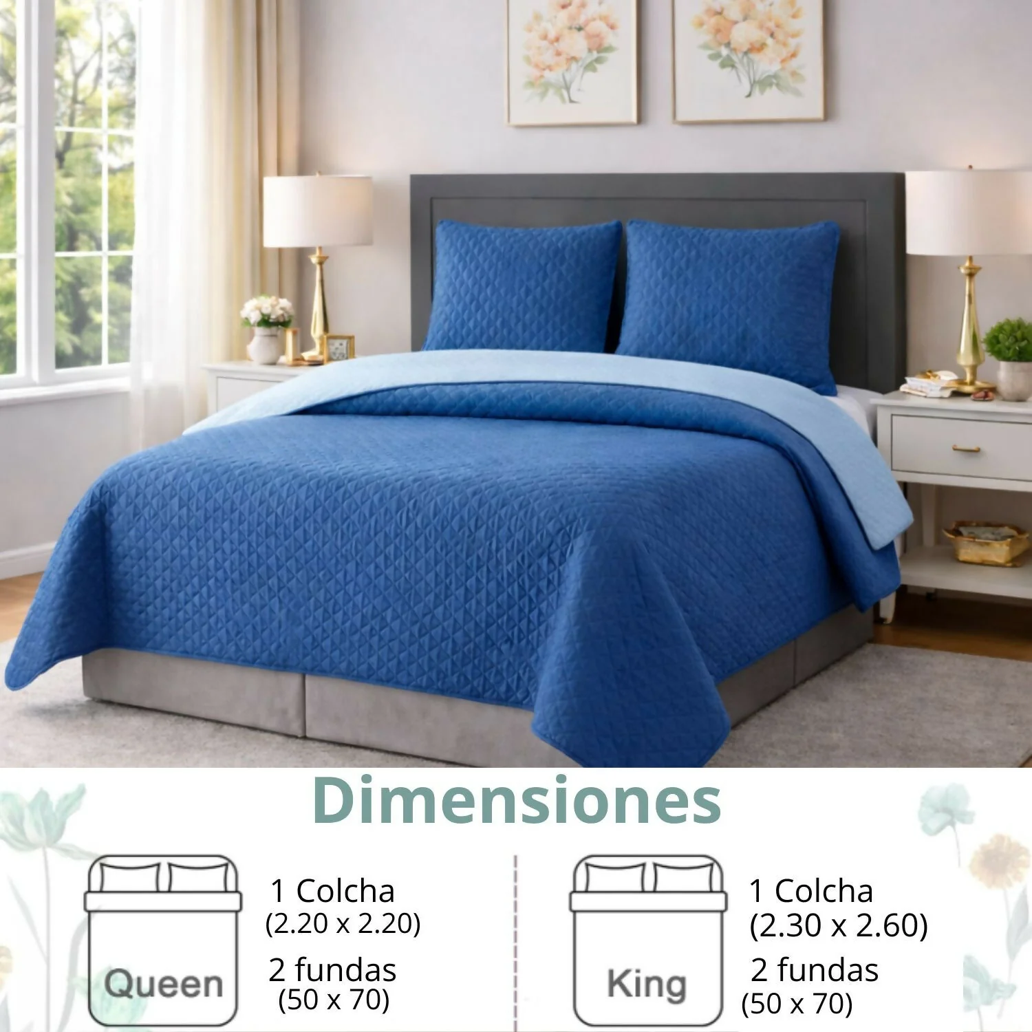 Colcha king doble faz - Image 2