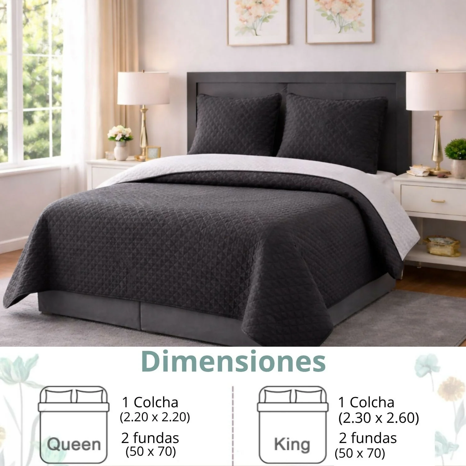 Colcha king doble faz - Image 43