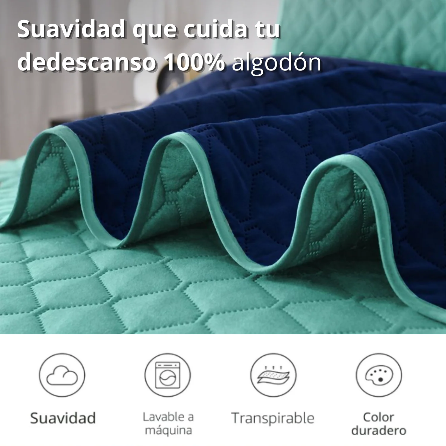 Colcha sencilla doble faz - Image 63
