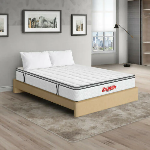 COLCHÓN ORTHOPACK BTU + BASE CAMA + ALMOHADA COLOR CLASICO TELA COLOR BEIGE 160X190 QUEEN - Image 6