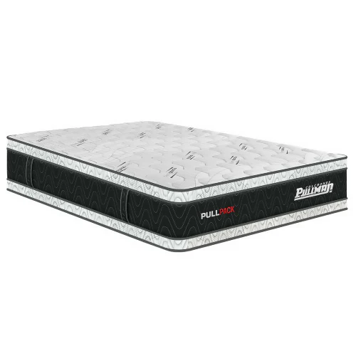 COLCHÓN PULLPACK EURO BANDA NEGRO 160X190 QUEEN TELA ANTIESTÁTICA