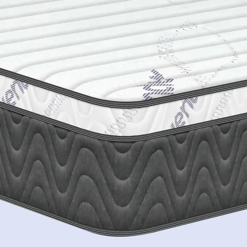 COLCHÓN ROLLPACK EURO U BANDA GRIS 120X190 SEMIDOBLE TELA LAVANDA - Image 2