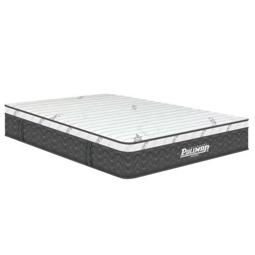 COLCHÓN ROLLPACK EURO U BANDA GRIS 140X190 DOBLE TELA LAVANDA