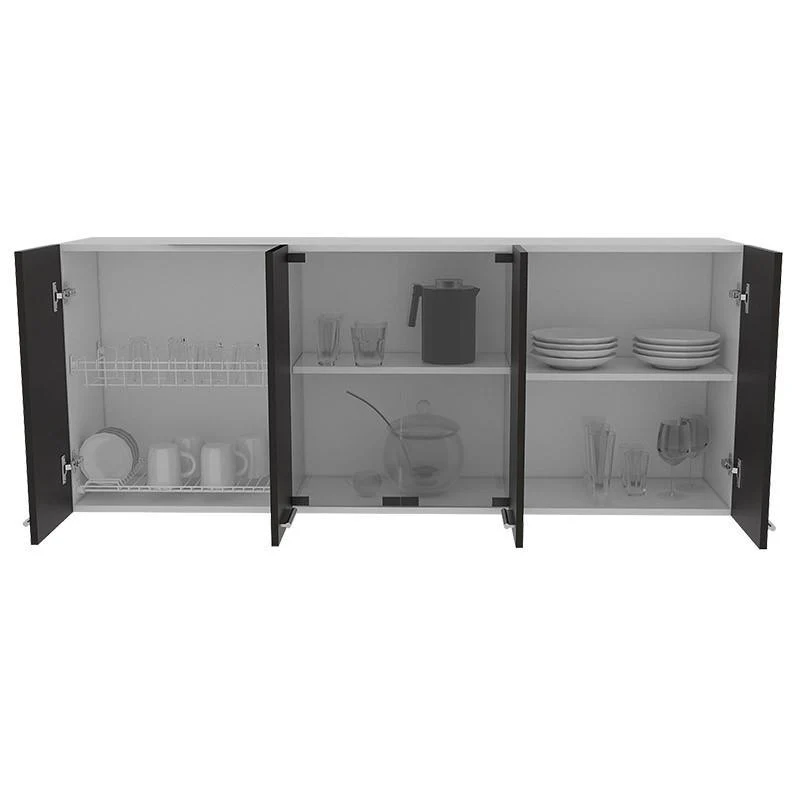COMBO PARA COCINA ESTARLET, WENGUE, INCLUYE ALACENA Y MUEBLE SUPERIOR DE COCINA - Image 4