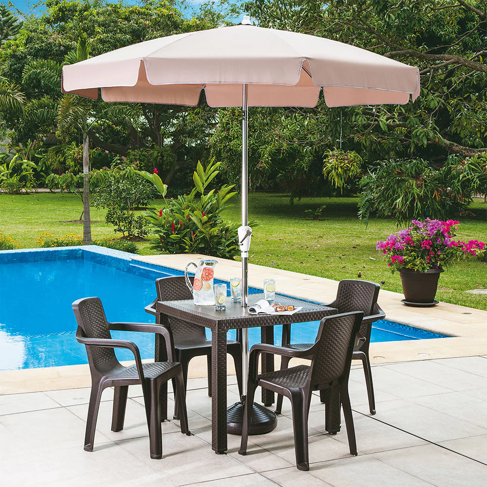 Combo Comedor Eterna (1 Mesa + 4 Sillas Con Brazos) Wengue - Image 3