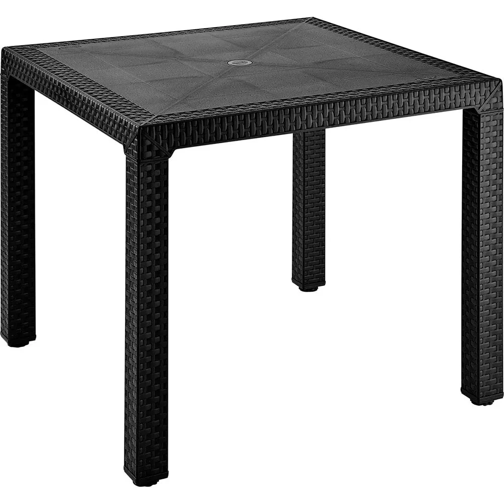 Combo Comedor Eterna (1 Mesa + 4 Sillas Sin Brazos) Negro - Image 2