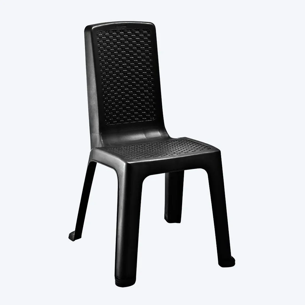 Combo Comedor Eterna (1 Mesa + 4 Sillas Sin Brazos) Negro - Image 3