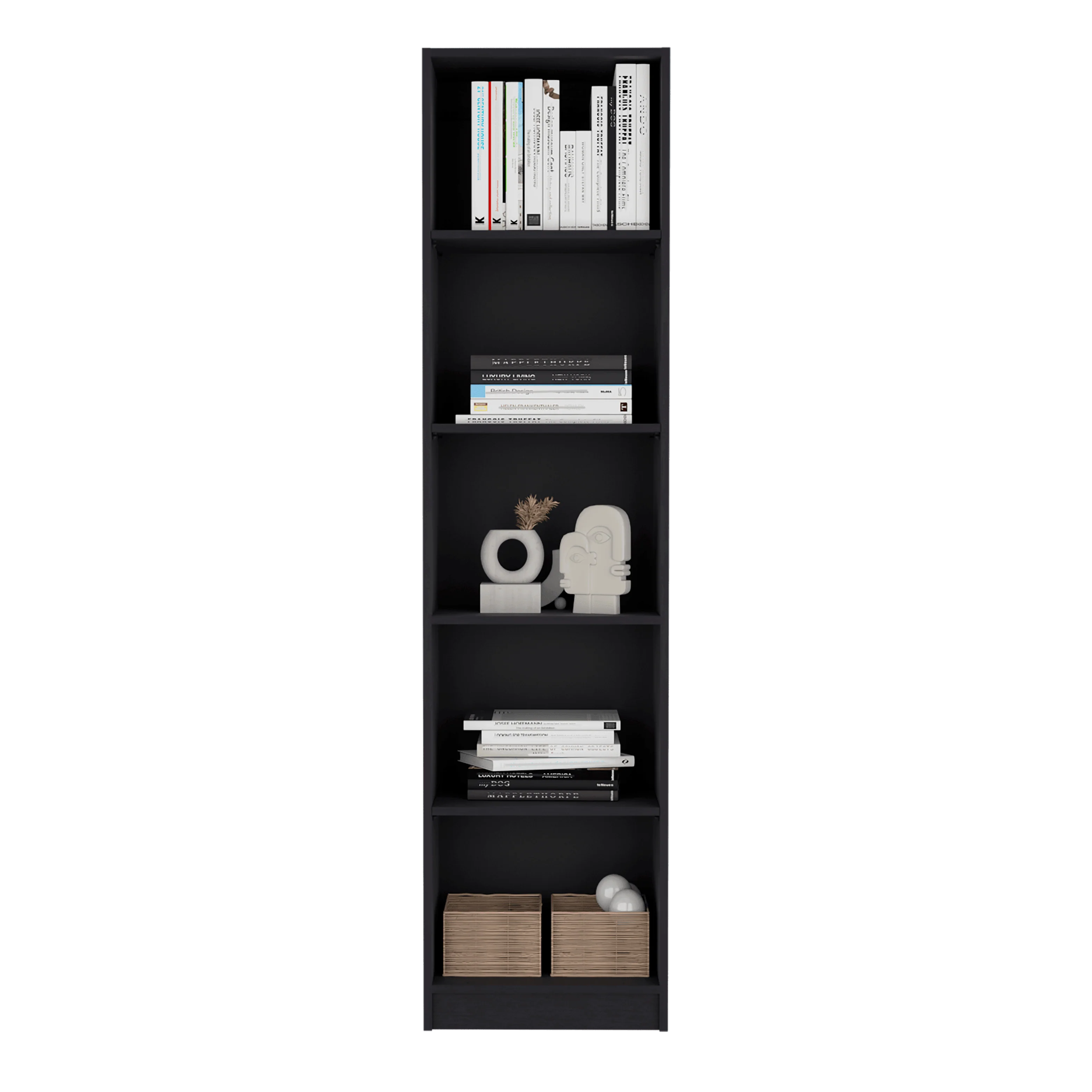 COMBO DE BIBLIOTECAS HOME, WENGUE, INCLUYE DOS BIBLIOTECAS SIN PUERTA - Image 3