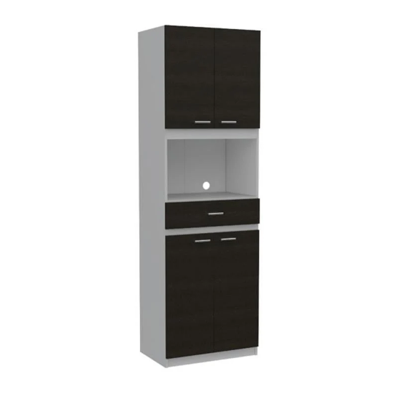 COMBO PARA COCINA DELI, WENGUE Y BLANCO, INCLUYE MÓDULO DE MICROONDAS Y GABINETE SUPERIOR DE COCINA - Image 4
