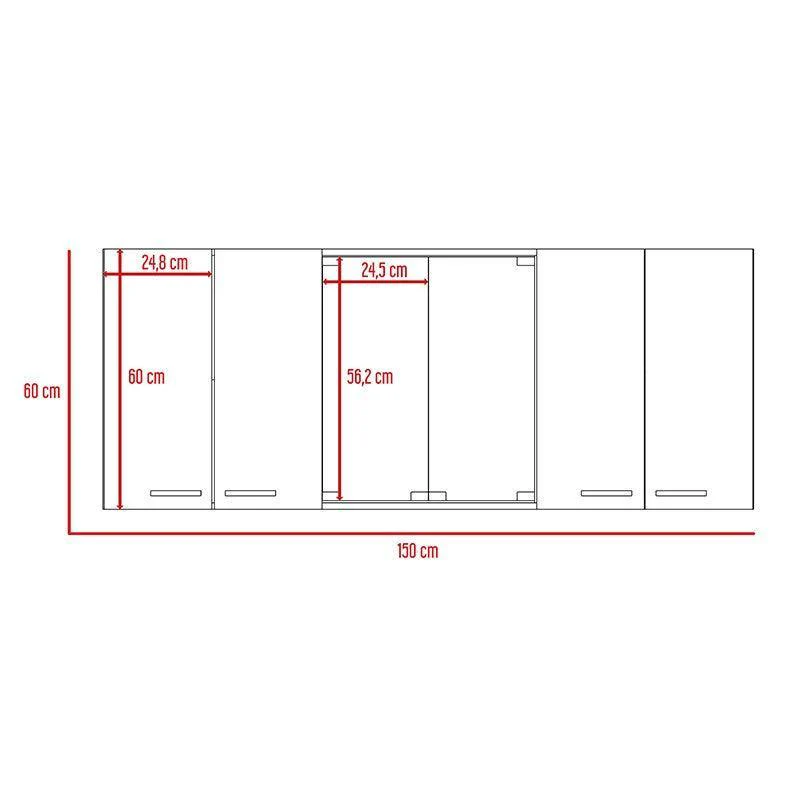 COMBO PARA COCINA CAESAR, INCLUYE GABINETE SUPERIOR Y MODULO MICROONDAS - Image 7