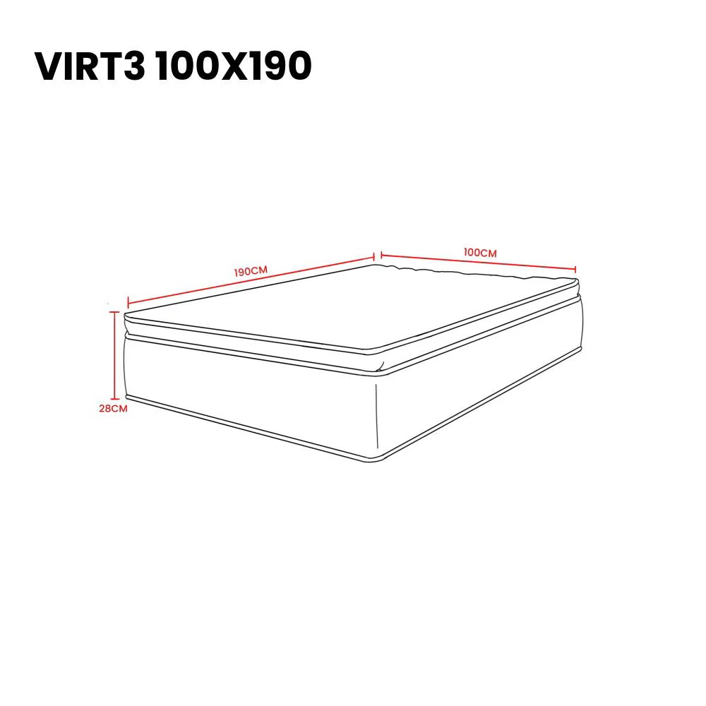 COMBO PARA HABITACIÓN ACIS, INCLUYE BASE CAMA SENCILLA, COLCHÓN Y PROTECTOR - Image 9