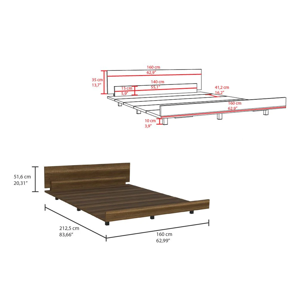 COMBO PARA HABITACIÓN SELIM, INCLUYE CAMA QUEEN, COLCHÓN Y PROTECTOR - Image 4