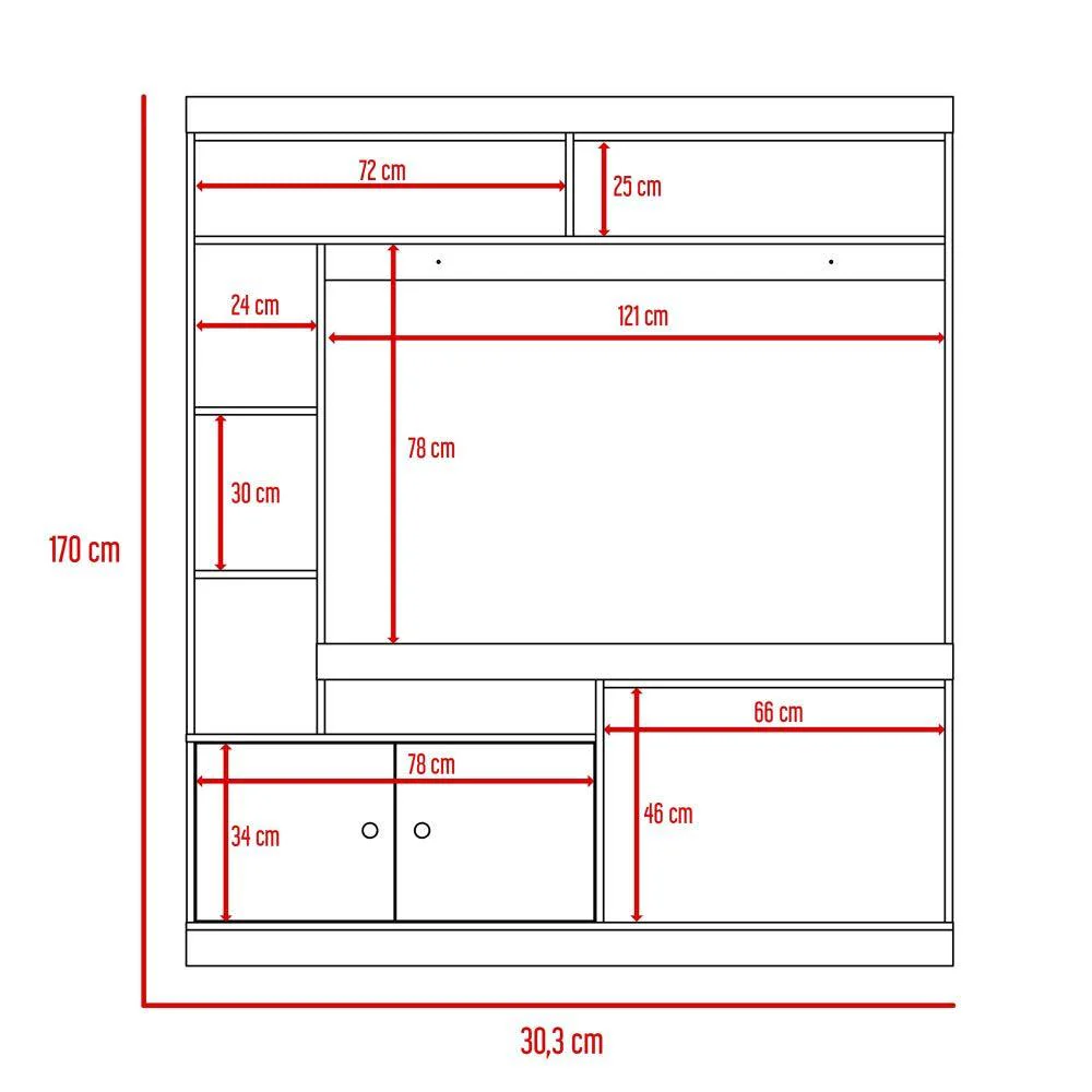 COMBO PARA SALA LUXIES, INCLUYE MESA PARA TV, BIBLIOTECA Y MESA DE CENTRO - Image 7