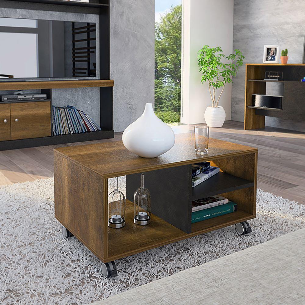 COMBO PARA SALA MAGENTA, INCLUYE VITRINA, MESA AUXILIAR Y MESA DE CENTRO - Image 5