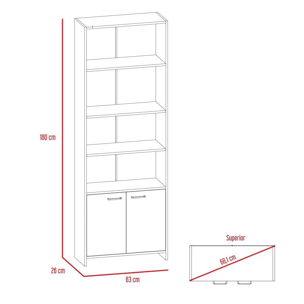 COMBO PARA SALA NAVEEN, INCLUYE MESA PARA TV Y BIBLIOTECA - Image 6