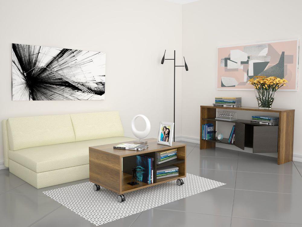COMBO PARA SALA PORTANOVA, INCLUYE MESA AUXILIAR Y MESA DE CENTRO - Image 2