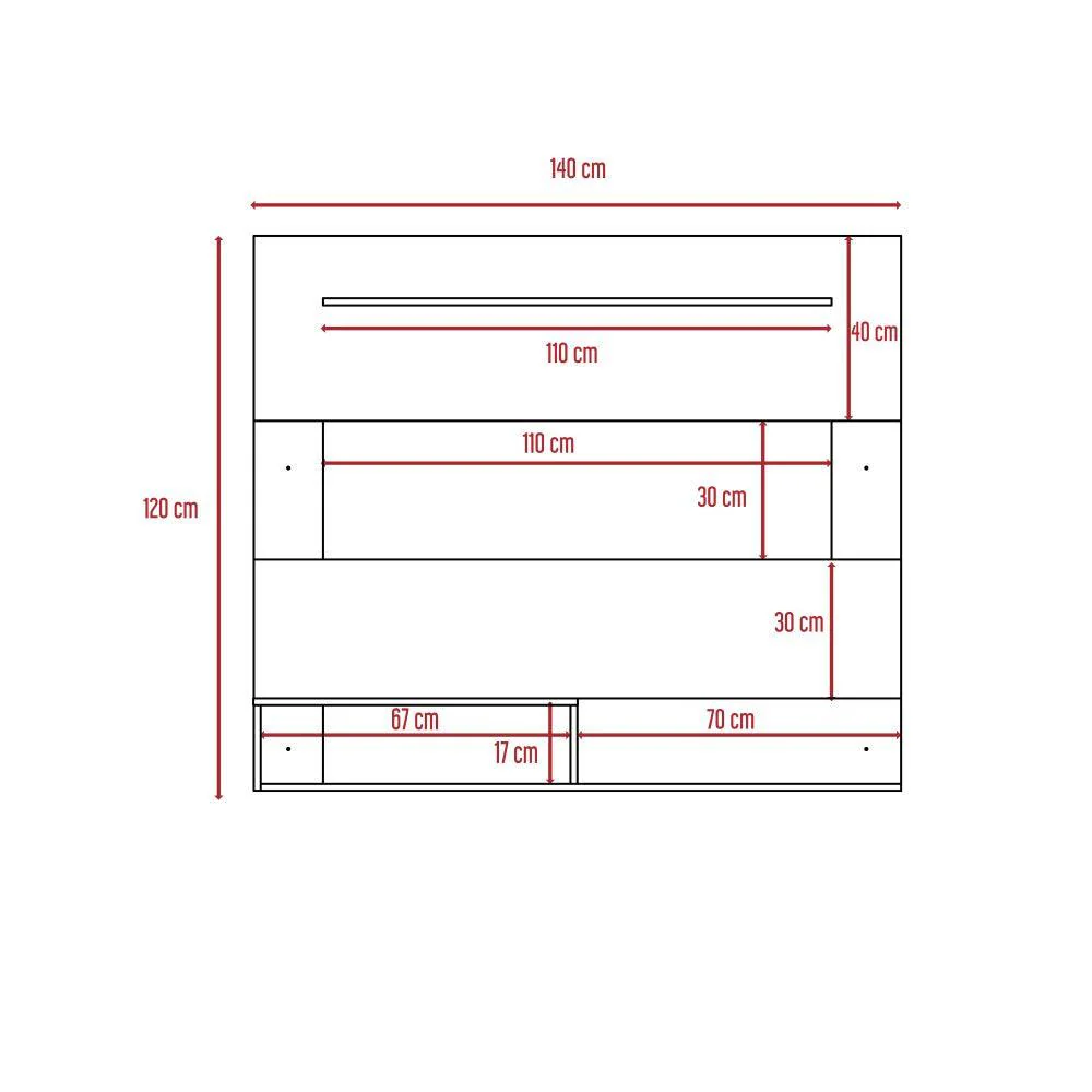 COMBO PARA SALA ROONEY, INCLUYE PANEL TV Y MESA DE CENTRO - Image 6