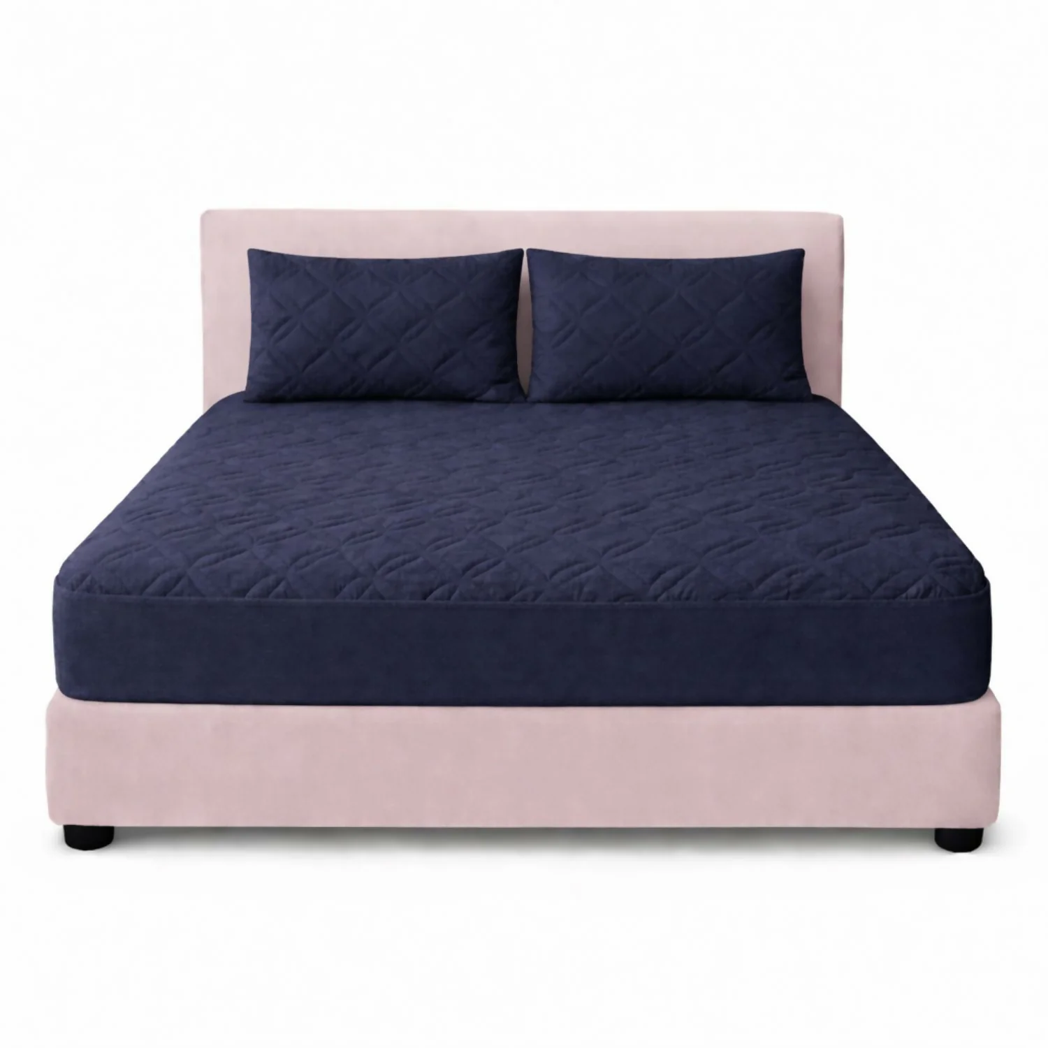 Combo protector colchon doble acolchado 140x190cm