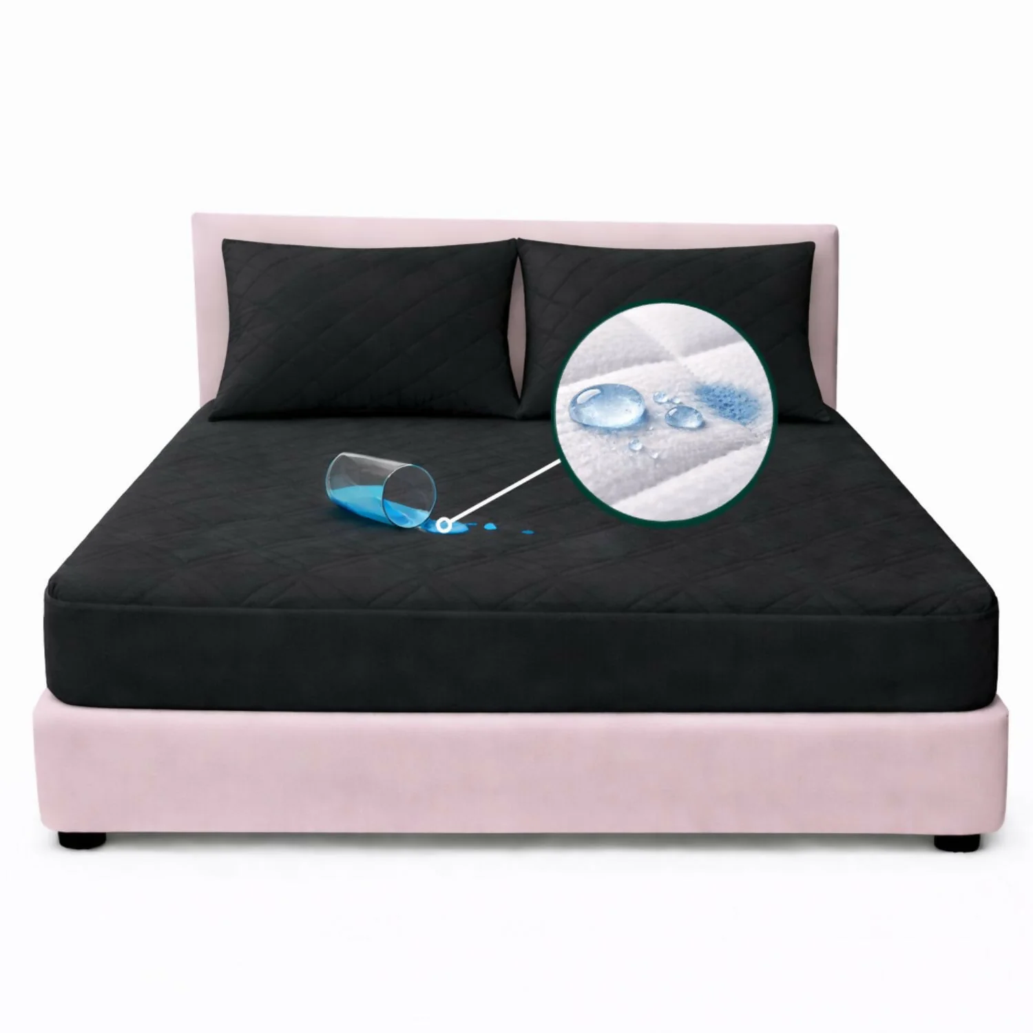 Combo protector colchon semidoble antifluido 120x190cm - Image 7