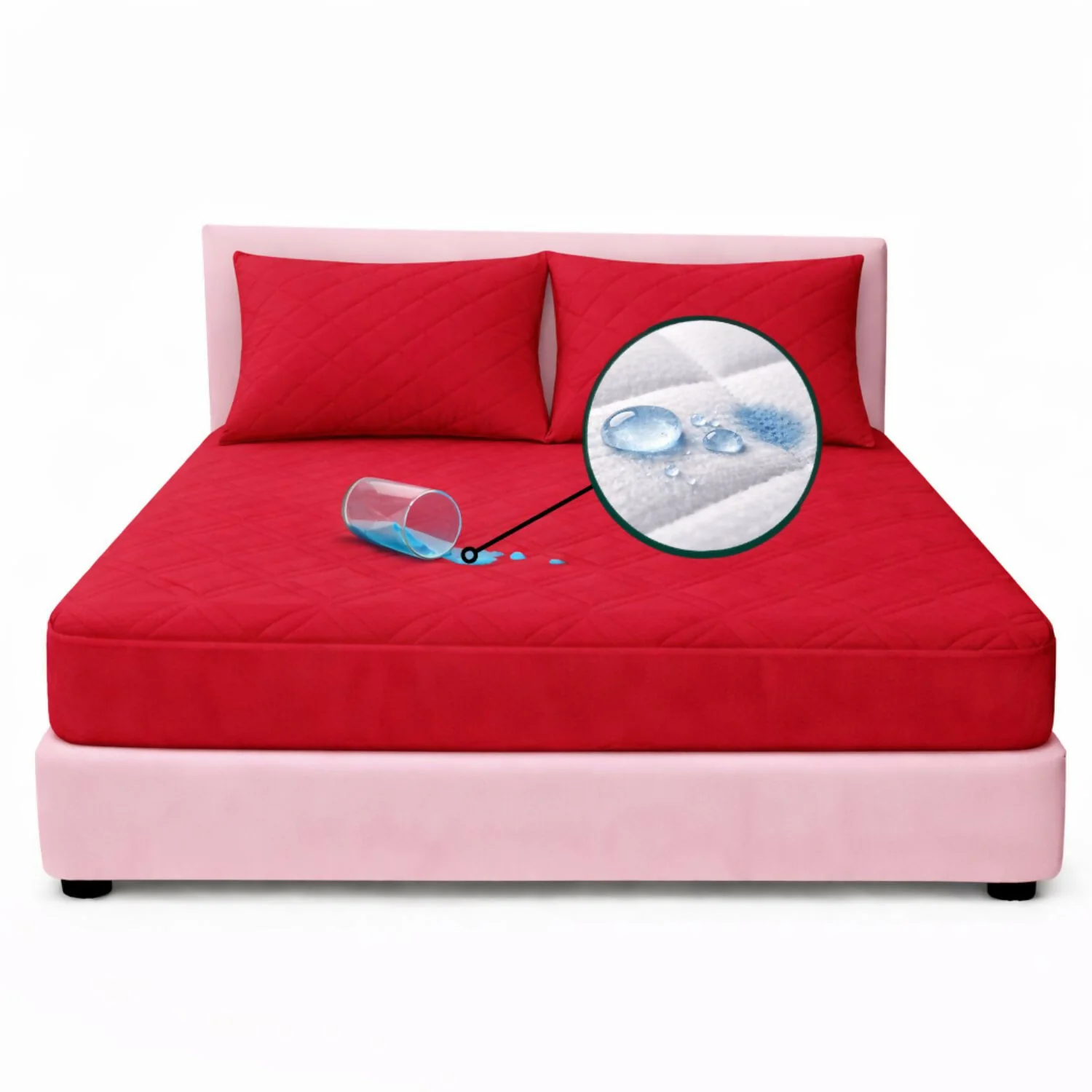 Combo protector colchon semidoble antifluido 120x190cm - Image 8
