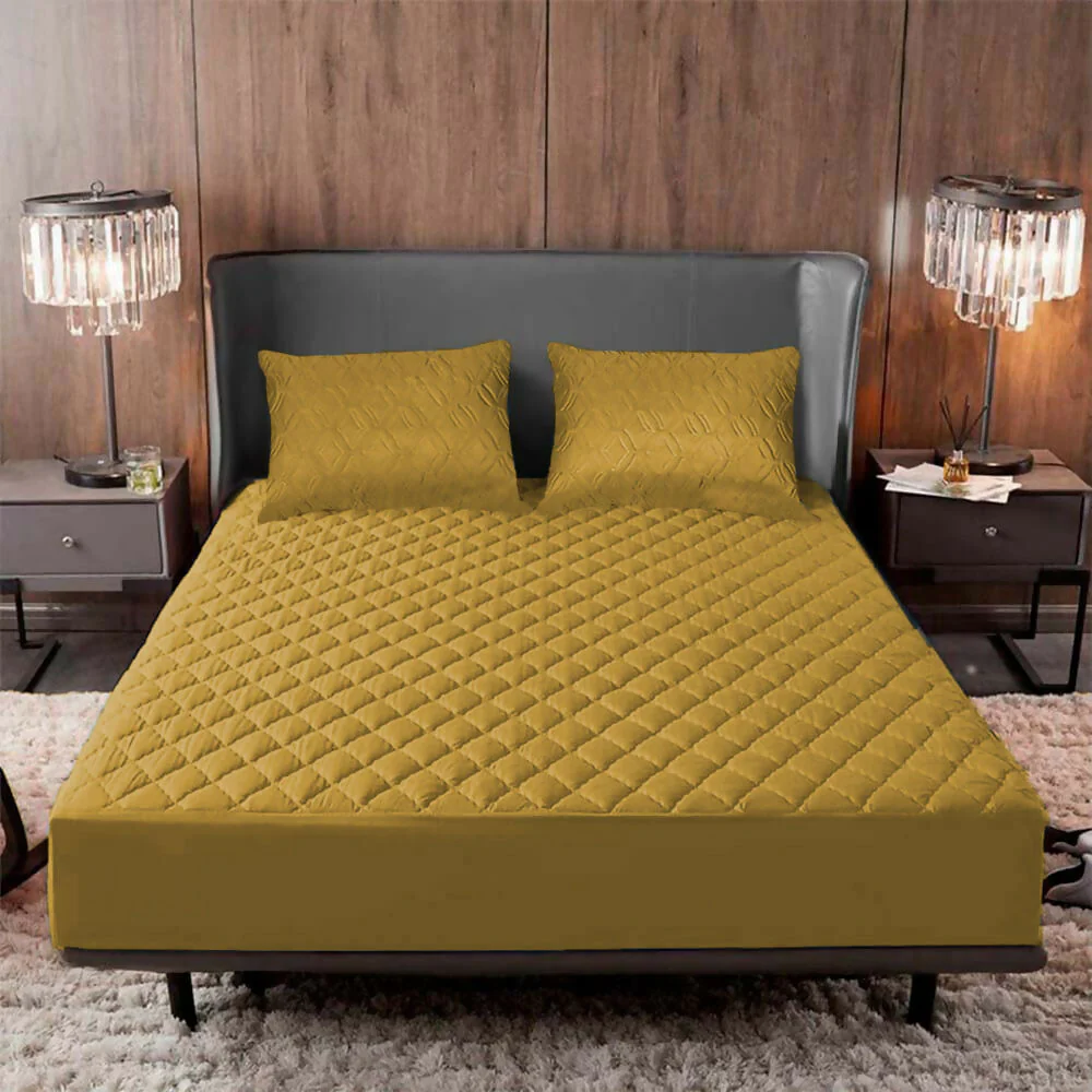 Combo protector colchon sencillo acolchado 100x190cm - Image 11
