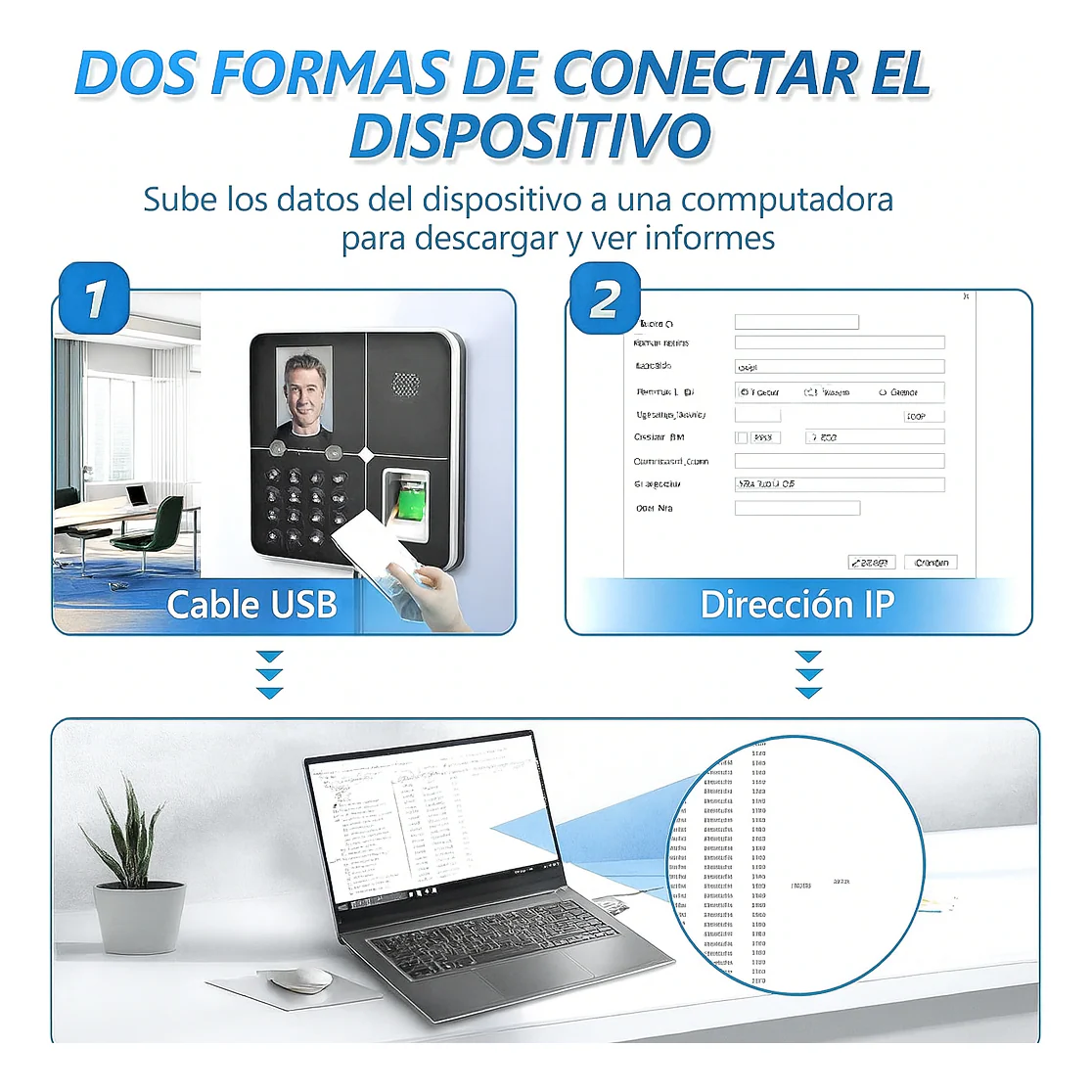 CONTROL DE ASISTENCIA BIOMÉTRICO CON RECONOCIMIENTO FACIAL Y HUELLAS DIGITALES - Image 7
