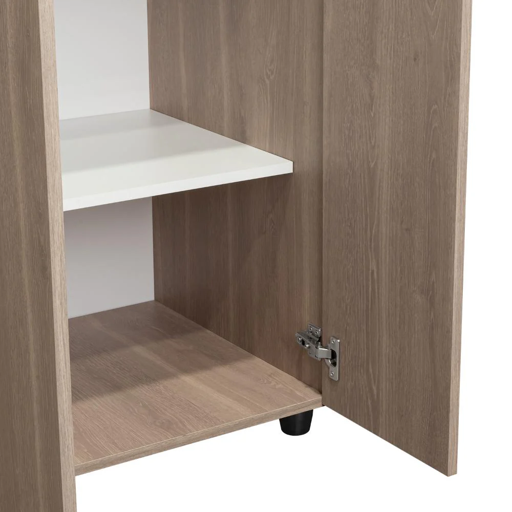 CLOSET BARILOCHE BOMBAY, BARDOLINO Y BLANCO VAINILLA, VARIEDAD DE ENTREPAÑOS Y SEIS PUERTAS ABATIBLES - Image 11