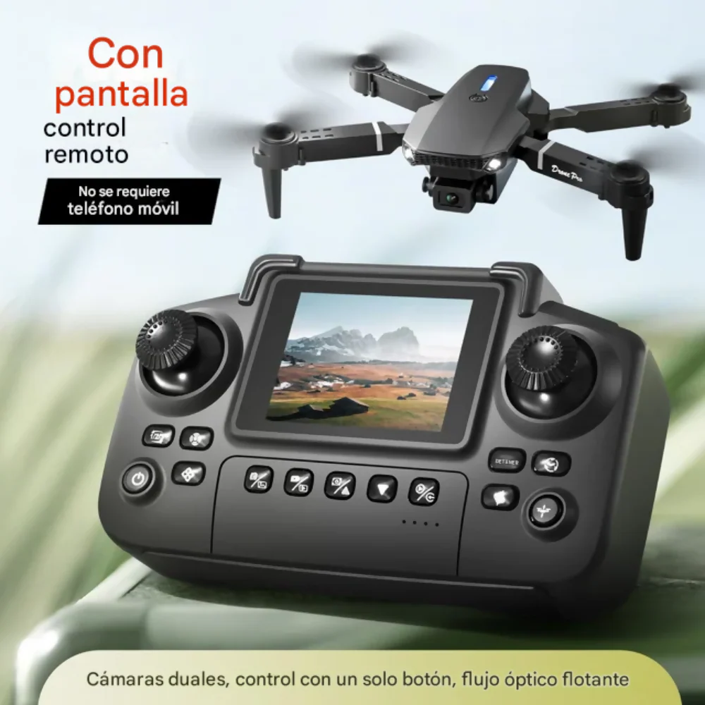 Drone Mini Dual Cámara Pantalla Doble Bateria Motor Brushles - Image 2