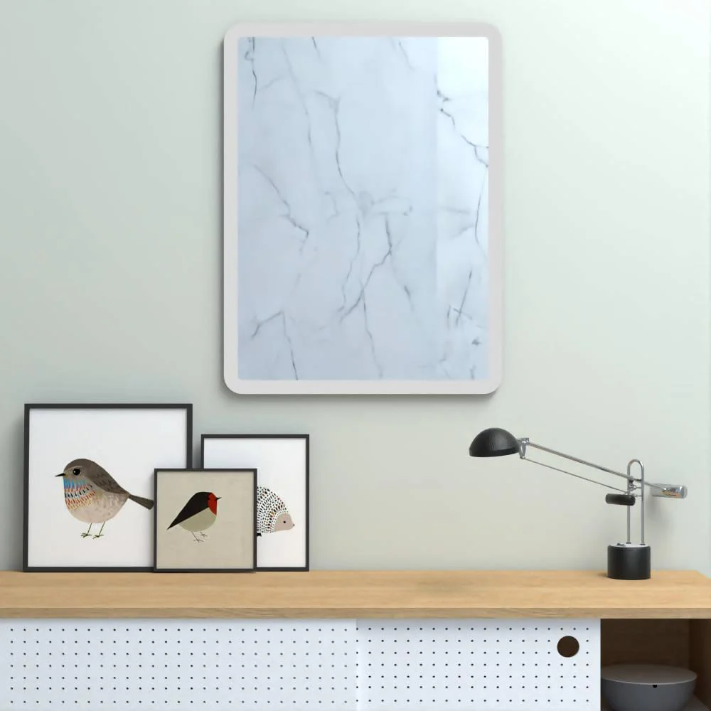 ESPEJO RECTANGULAR AREZZO, GRIS, CON DISEÑO EN SANDBLASTING - Image 3