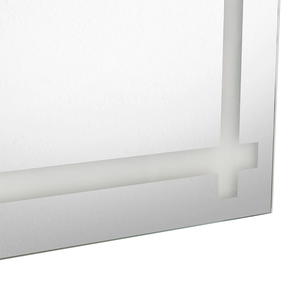 ESPEJO RECTANGULAR BRONI, GRIS, CON DISEÑO EN SANDBLASTING - Image 8