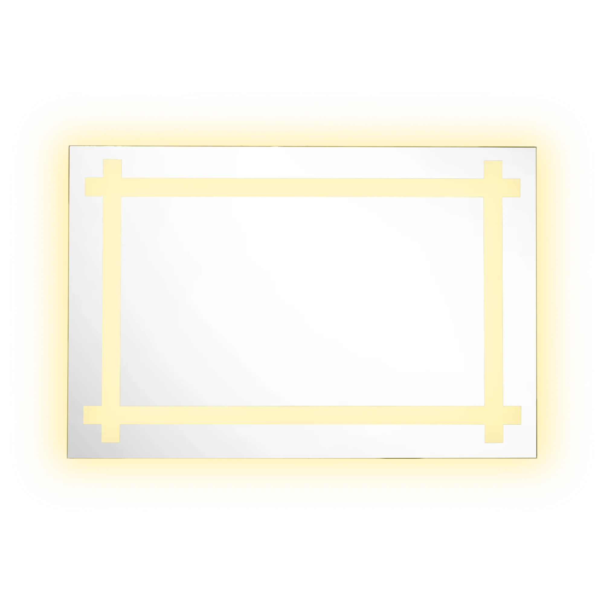 ESPEJO RECTANGULAR BRONI, GRIS, CON LUZ LED - Image 2