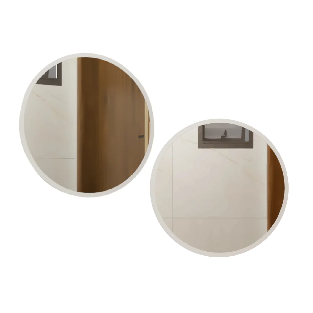 ESPEJO CIRCULAR VENEZIA, GRIS, CON LUZ LED X2 UNIDADES