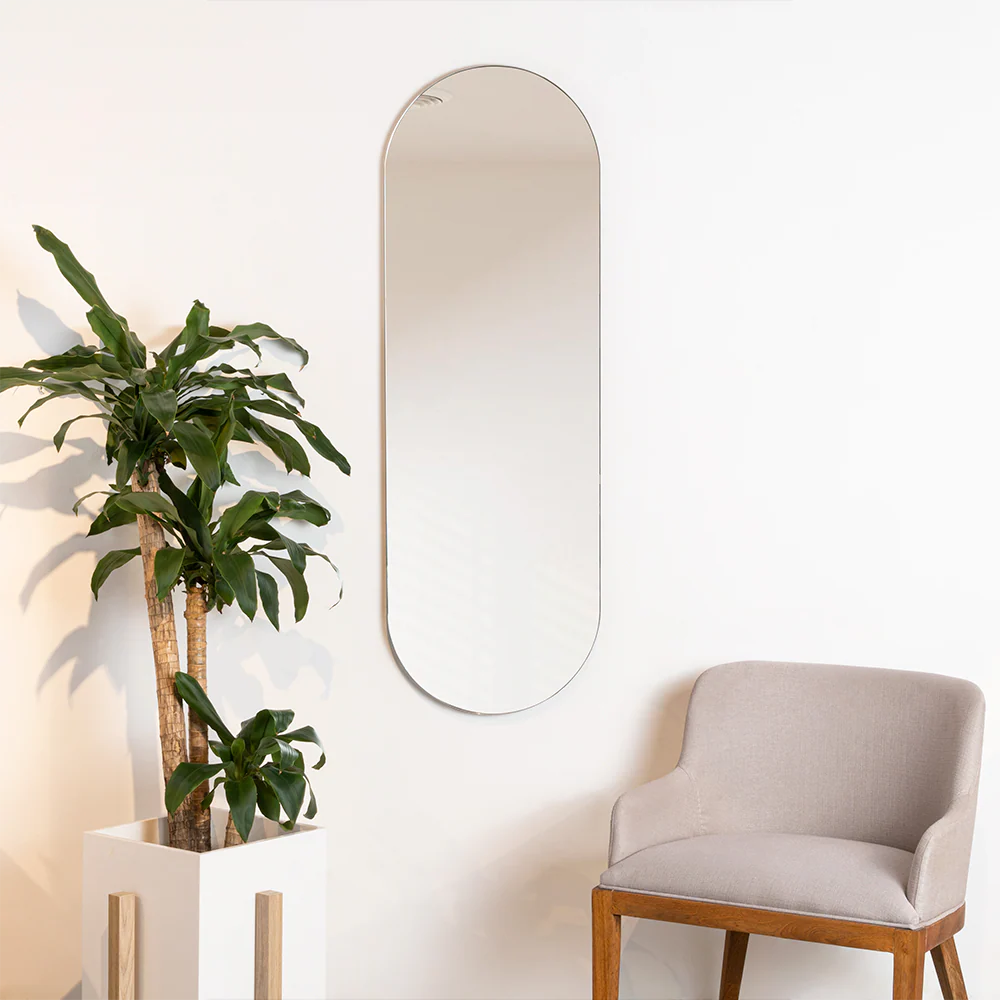 ESPEJO CURVO LUCERA, GRIS, DISEÑO MODERNO - Image 2