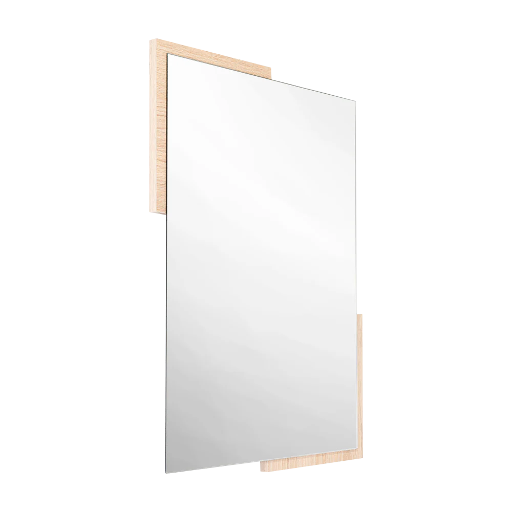 ESPEJO RECTANGULAR ALESKA, COLOR MADERA CLARA - Image 12