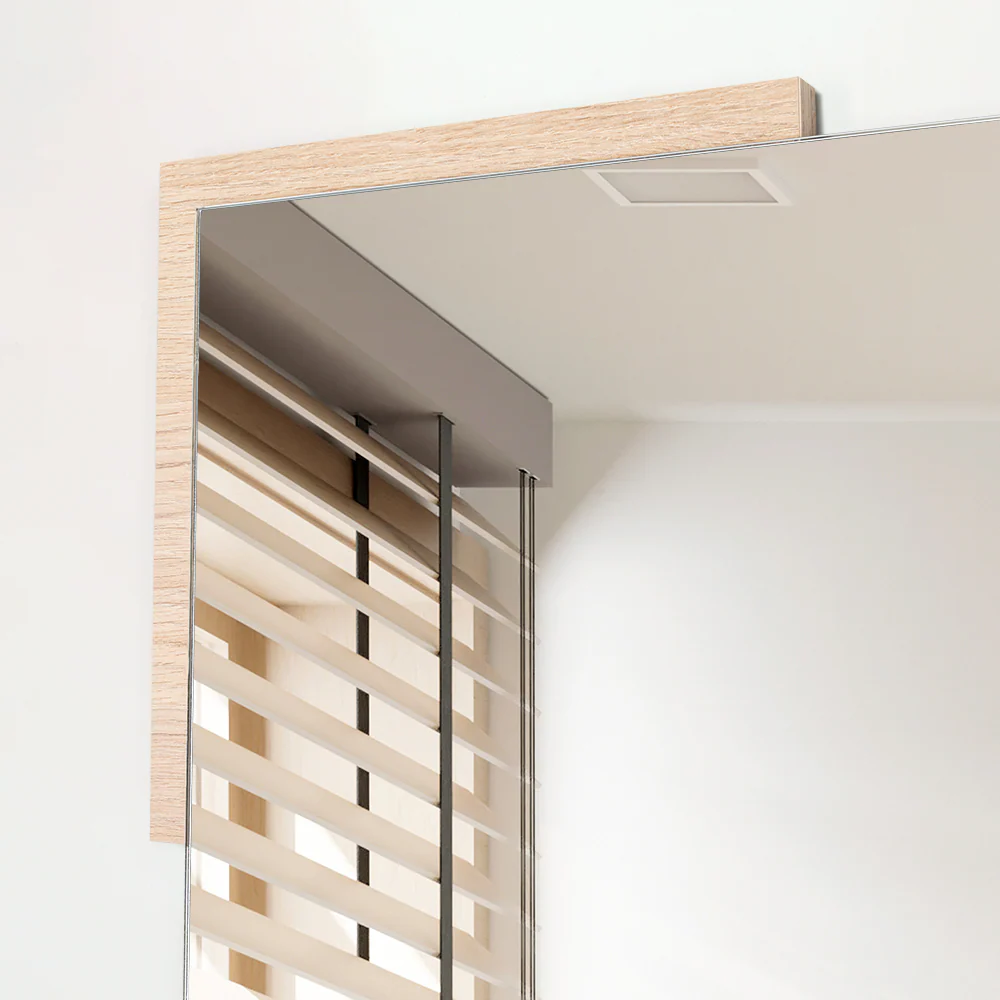 ESPEJO RECTANGULAR ALESKA, COLOR MADERA CLARA - Image 9