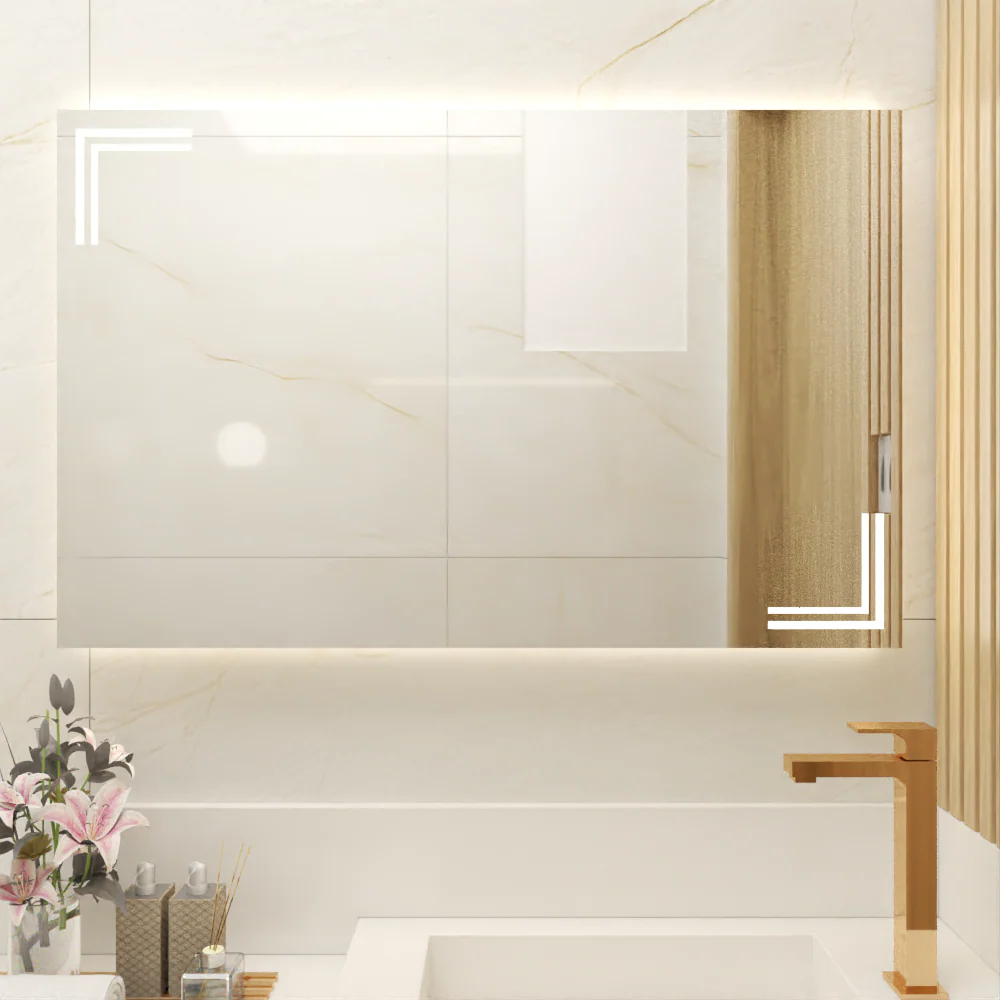 Espejo Rectangular Iberia, con Luz Led