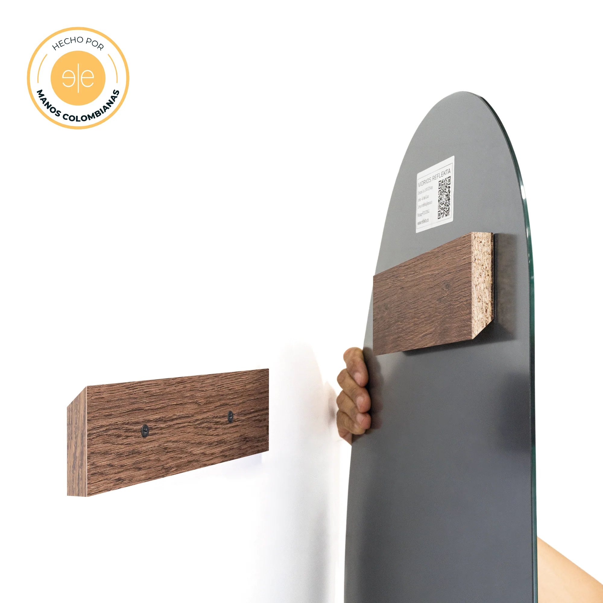 ESPEJO RECTANGULAR PADUK, COLOR MADERA CLARA - Image 18