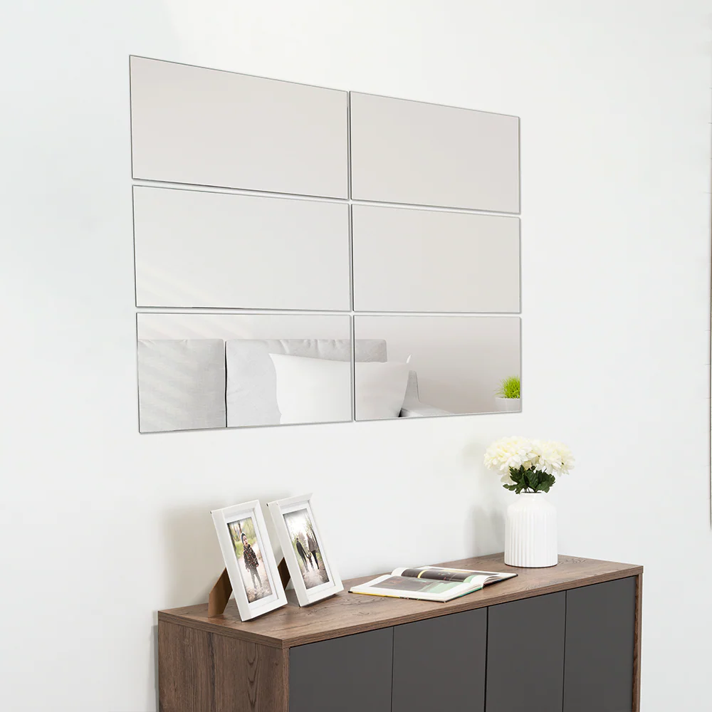 ESPEJO RECTANGULAR SIENA, GRIS, INCLUYE 6 PIEZAS - Image 3