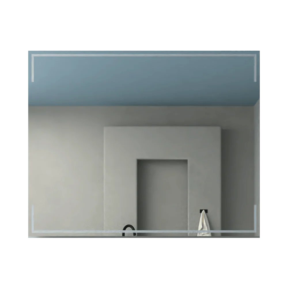ESPEJO RECTANGULAR TERRANOVA, GRIS, DISEÑO MODERNO - Image 4