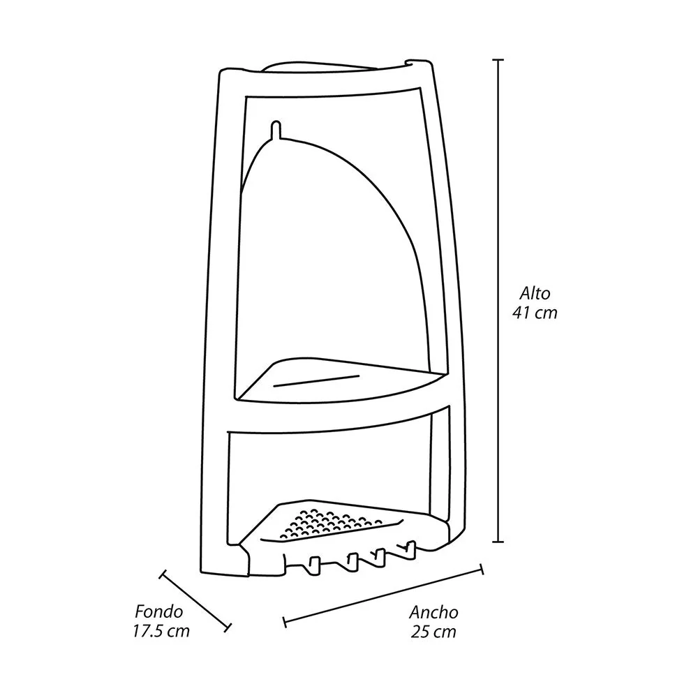 Esquinero para Baño Taupe - Image 5