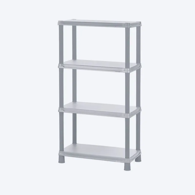 Estante multifuncional de 4 Niveles Solido 15" Gris