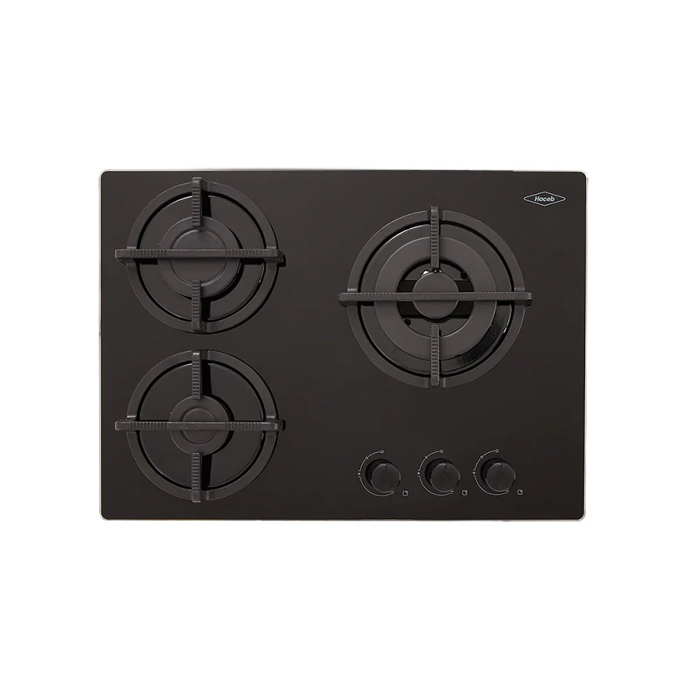 Estufa De Empotrar CUB TO Negro 3C 60-43 Cristal HF 3Q GN