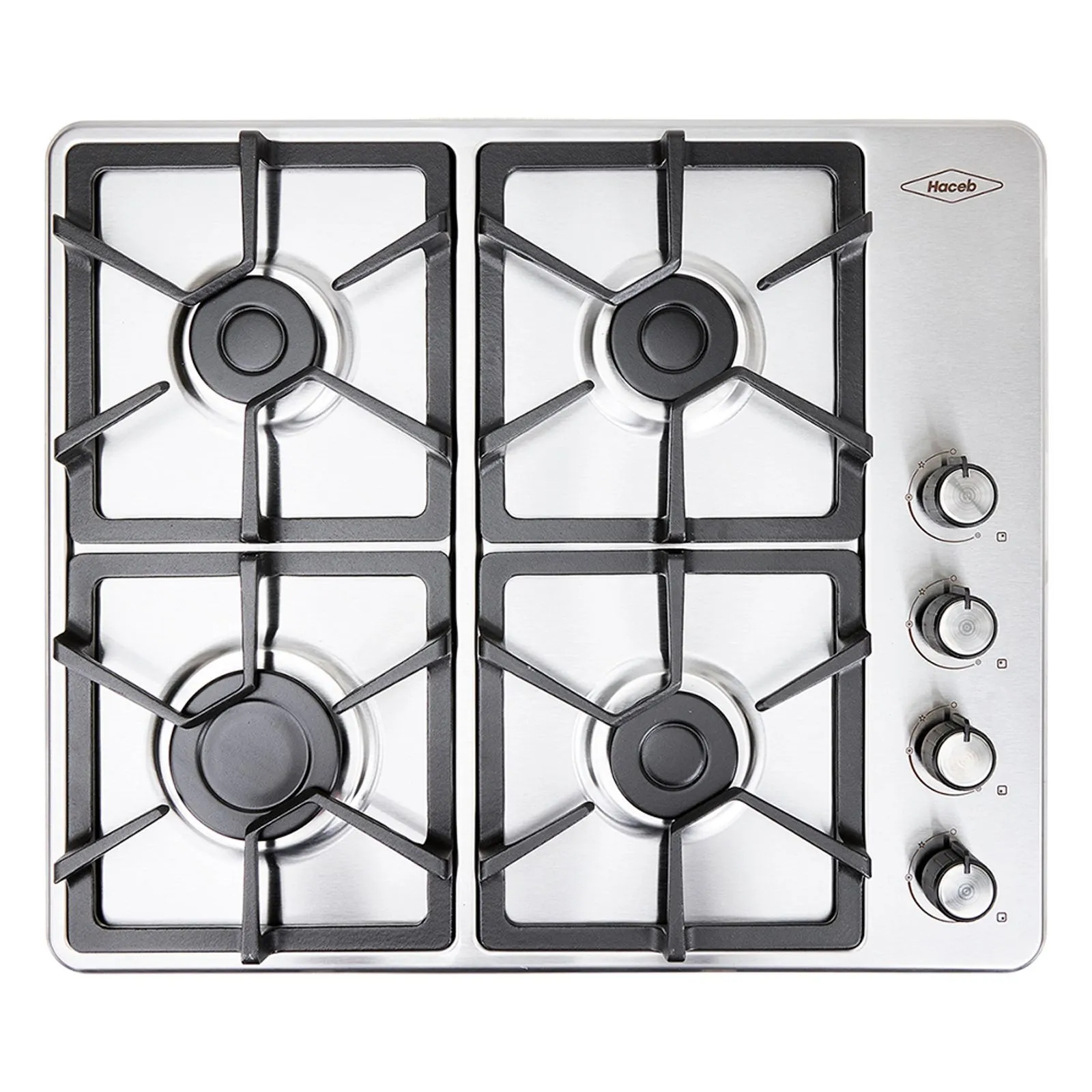 Estufa De Empotrar Haceb inox 60x51 cm, Hierro Fundido a Gas Propano
