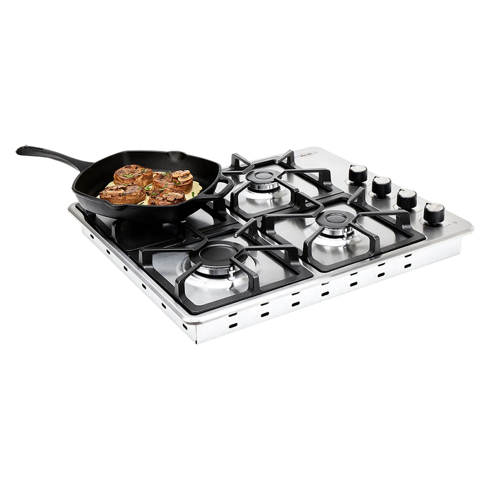 Estufa De Empotrar Haceb inox 60x51 cm, Hierro Fundido a Gas Propano - Image 4